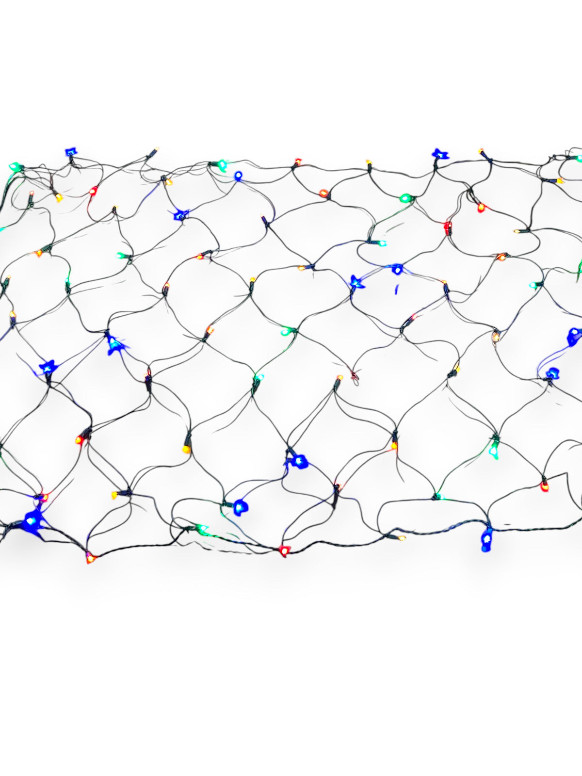 100L Mini Christmas Net Lights/Green Wire