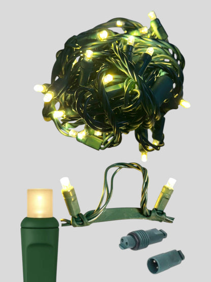 50L Coaxial Concave LED Mini Christmas Lights