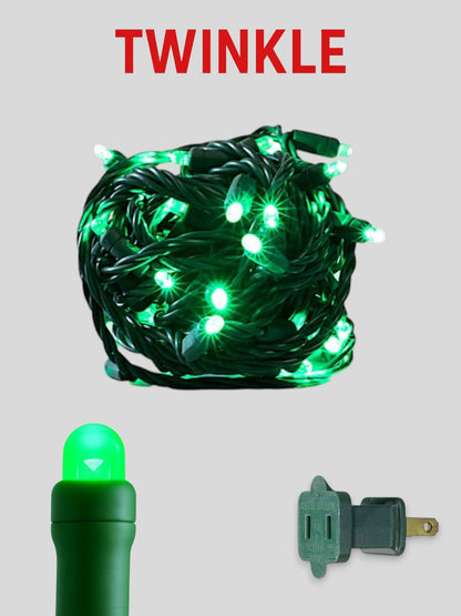 50L 6" Convex Twinkle Mini Christmas Lights