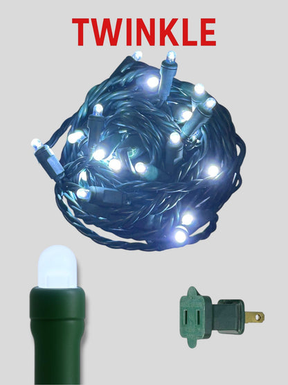 50L 6" Convex Twinkle Mini Christmas Lights