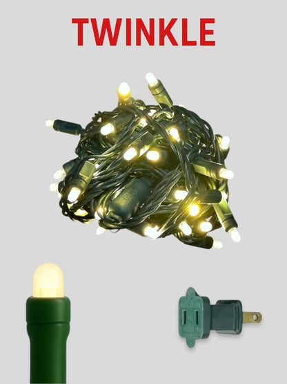 50L 6" Convex Twinkle Mini Christmas Lights