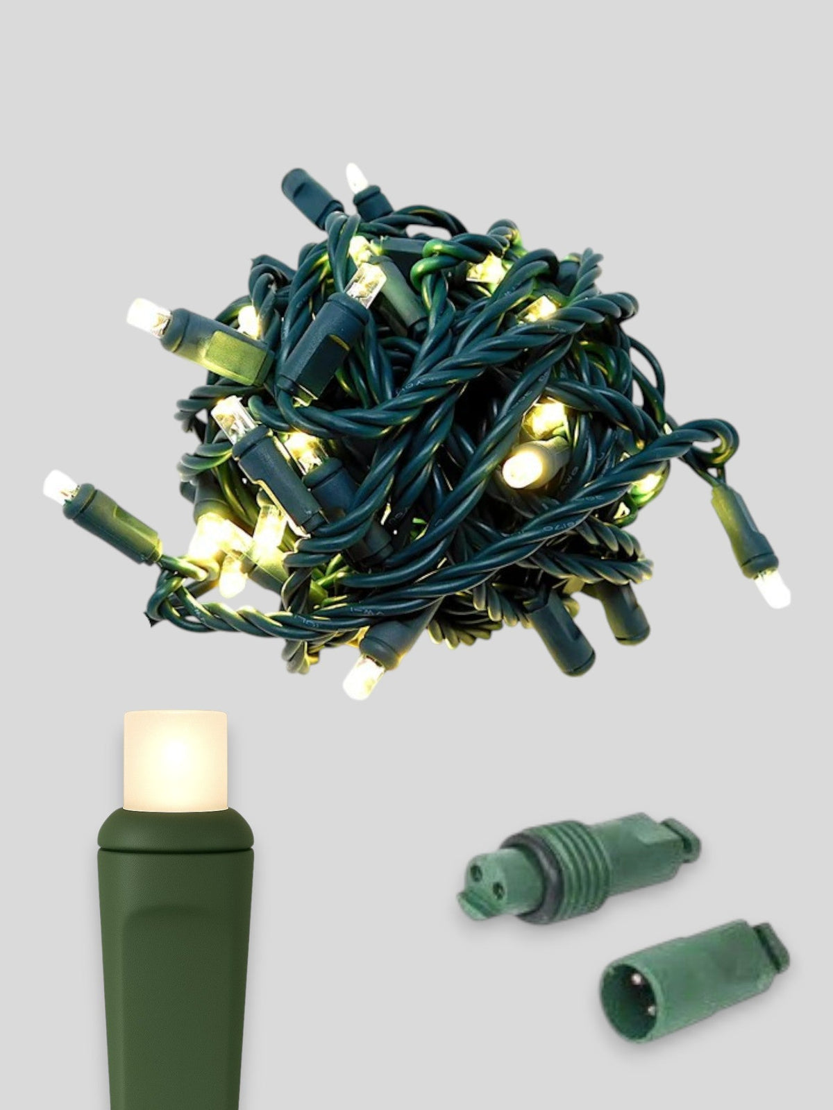 50L Coaxial Concave LED Mini Christmas Lights
