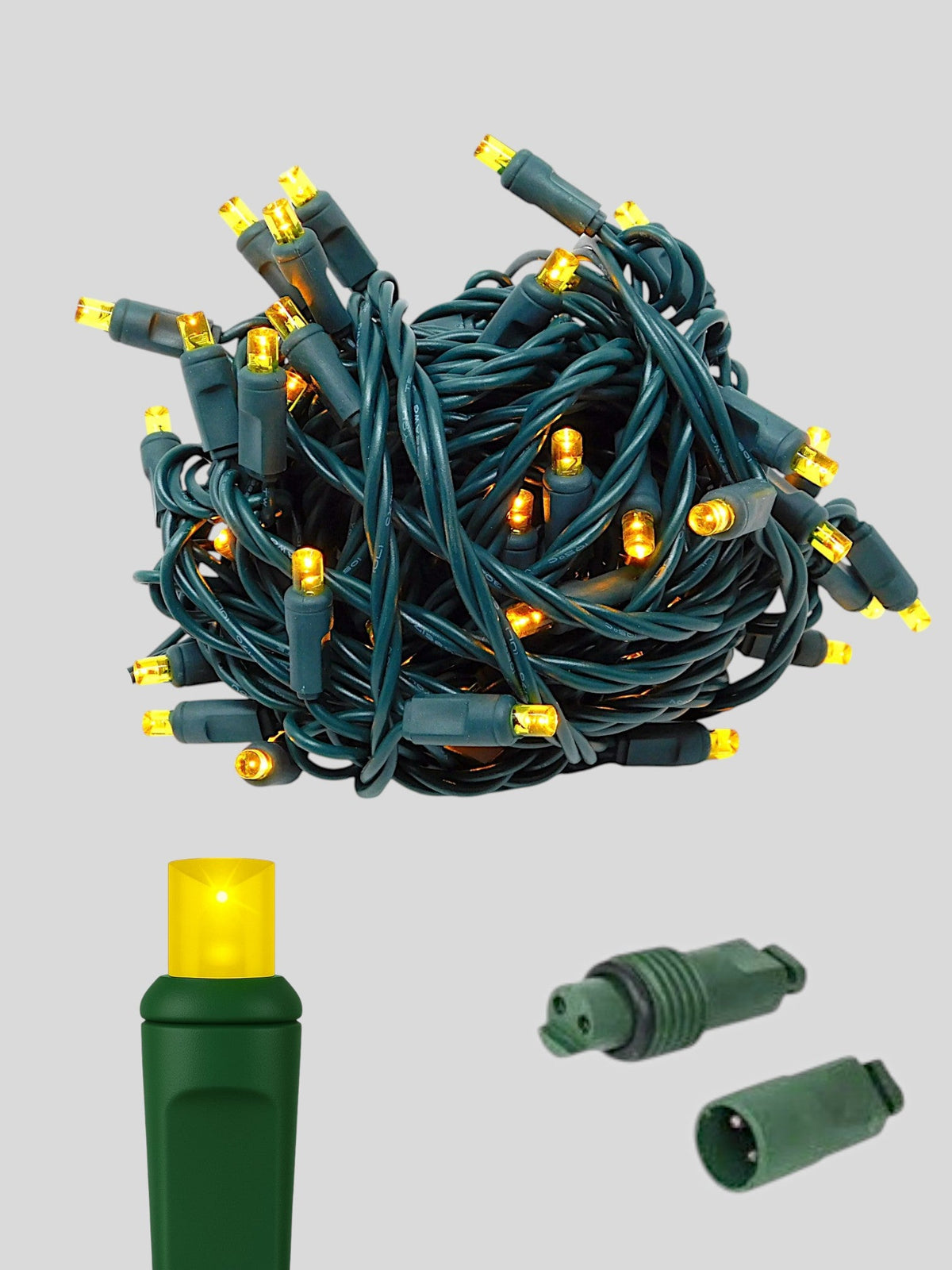 50L Coaxial Concave LED Mini Christmas Lights