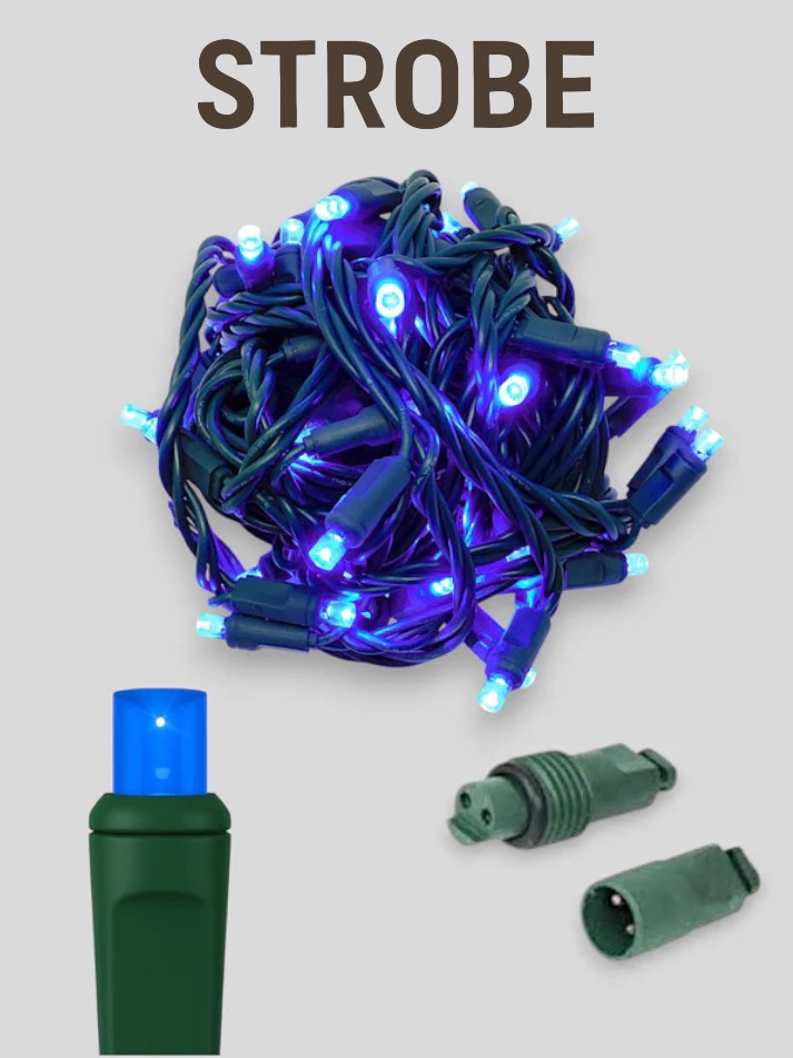 Coaxial (Water-Tight) 70L 4" Spacing Strobe Mini Lights