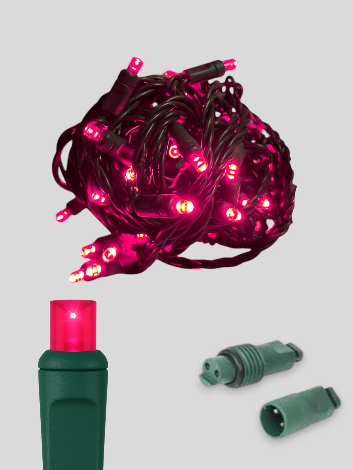 50L Coaxial Concave LED Mini Christmas Lights