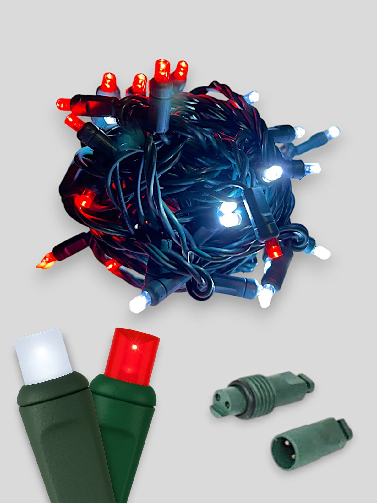 50L Coaxial Concave LED Mini Christmas Lights