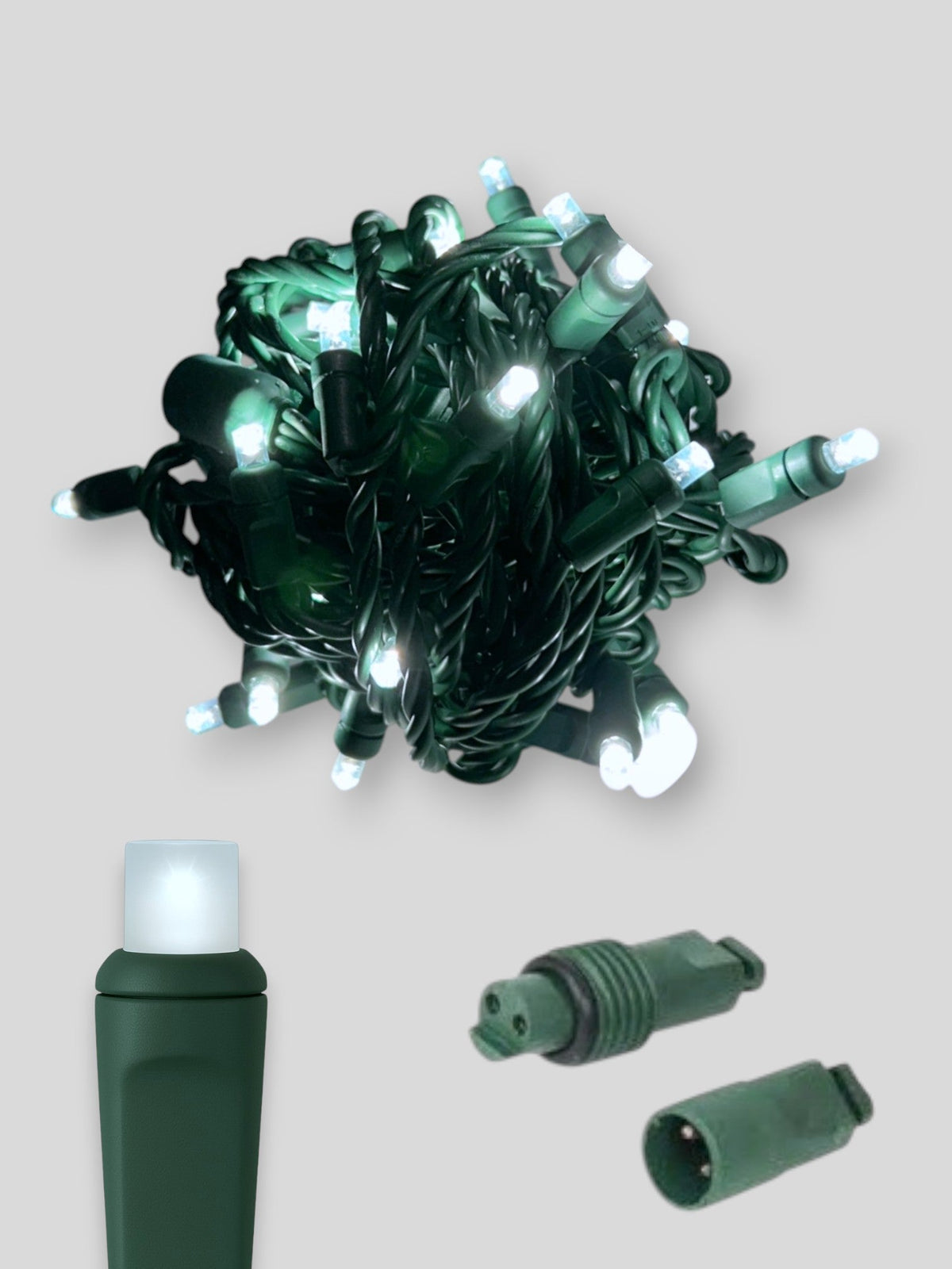 50L Coaxial Concave LED Mini Christmas Lights