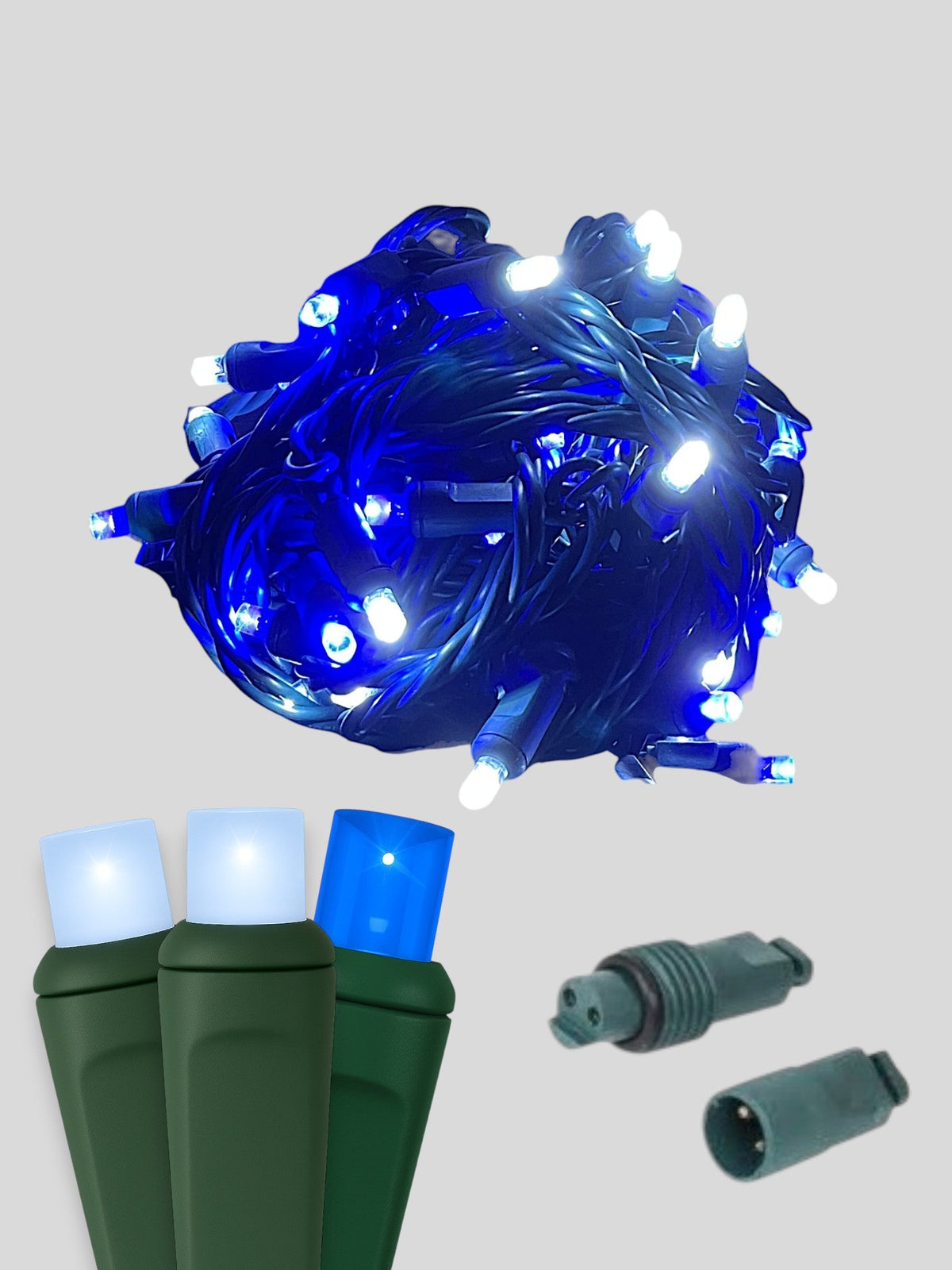 50L Coaxial Concave LED Mini Christmas Lights