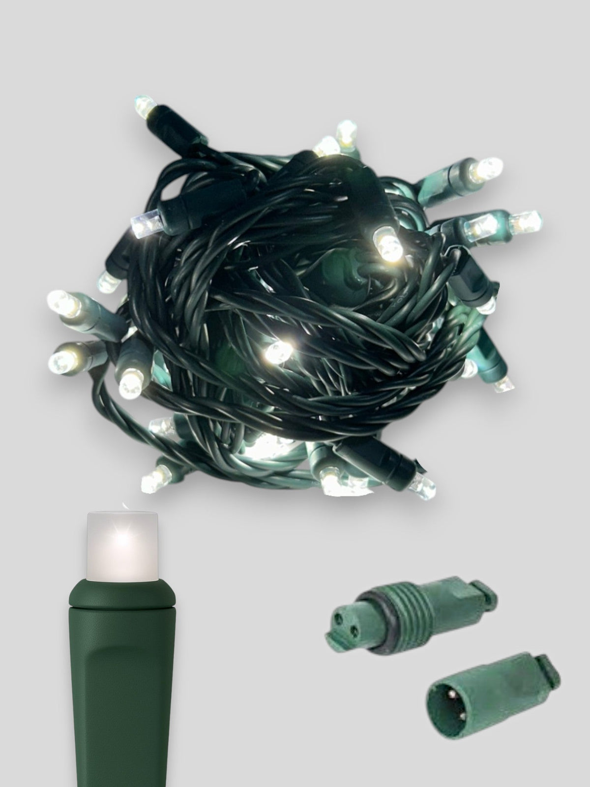 50L Coaxial Concave LED Mini Christmas Lights