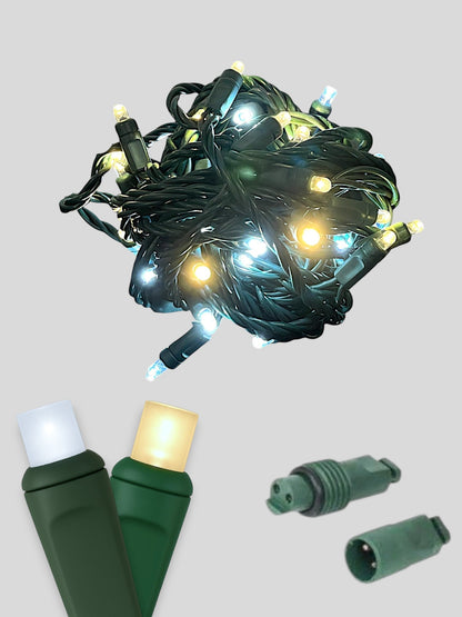 50L Coaxial Concave LED Mini Christmas Lights