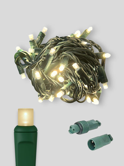 50L Coaxial Concave LED Mini Christmas Lights