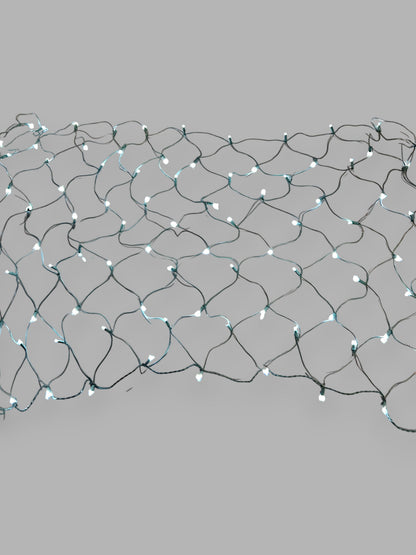 100L Mini Christmas Net Lights/Green Wire