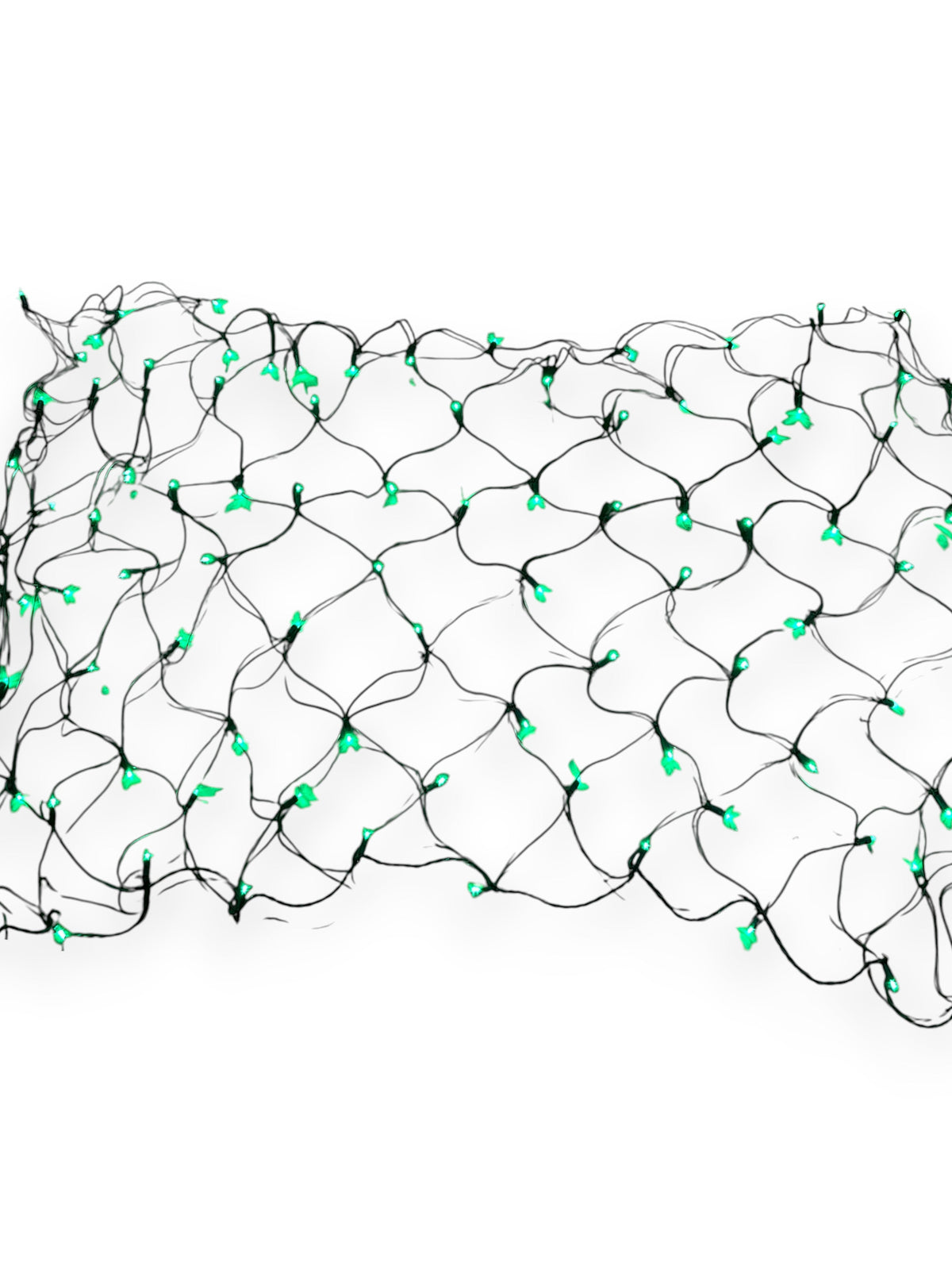 100L Mini Christmas Net Lights/Green Wire