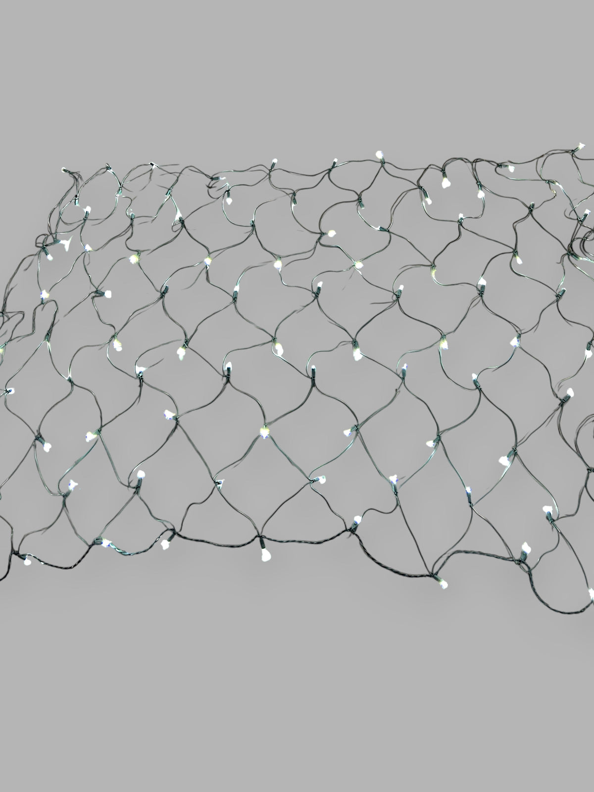 100L Mini Christmas Net Lights/Green Wire