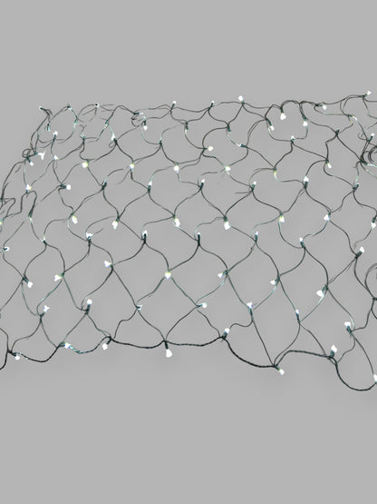 100L Mini Christmas Net Lights/Green Wire